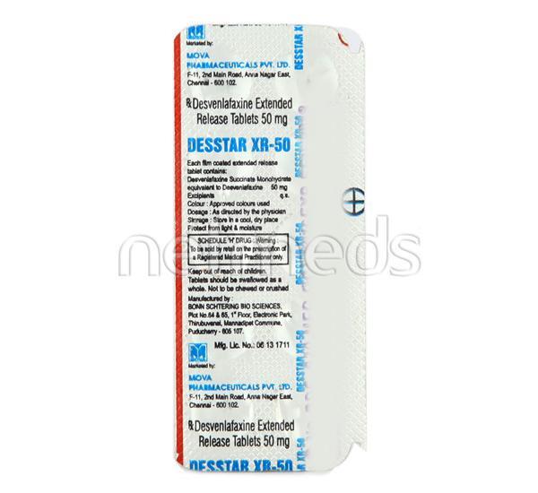 Desstar XR 50mg Tablet 10'S