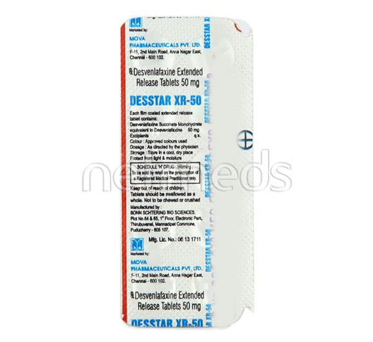 Desstar XR 50mg Tablet 10'S