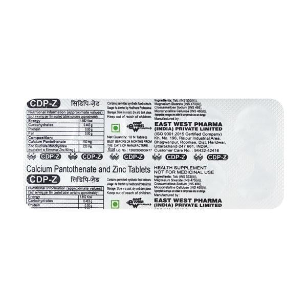 CDP Z Tablet 10'S