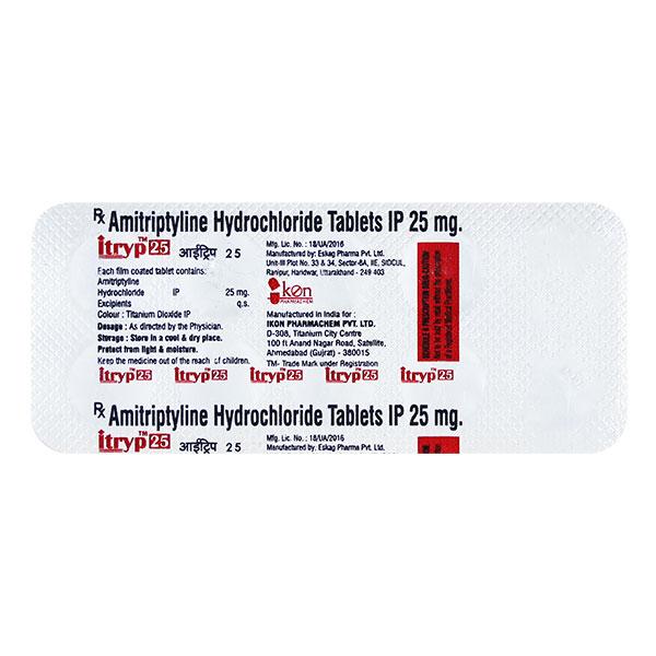 ITRYP 25 Tablet 10's