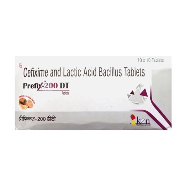 PREFIX 200 DT Delicious Orange Flavour Tablet 10's