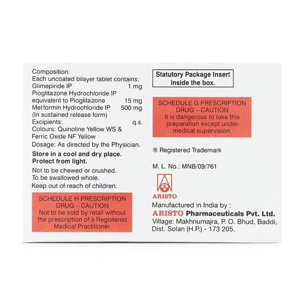 Triopil 1mg Tablet 10'S