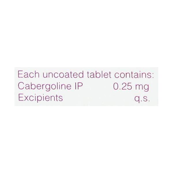 Caberlin 0.25mg Tablet 4'S