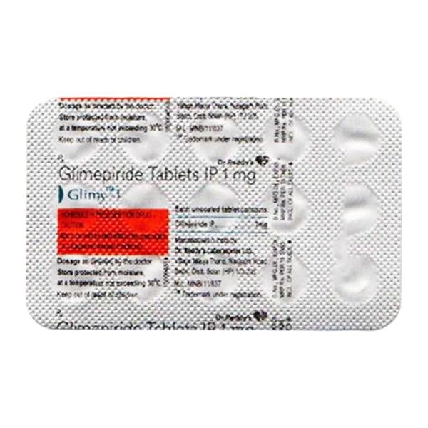 Glimy 1mg Tablet 15'S