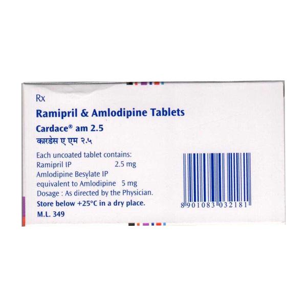 CARDACE AM 2.5 Tablet 15's