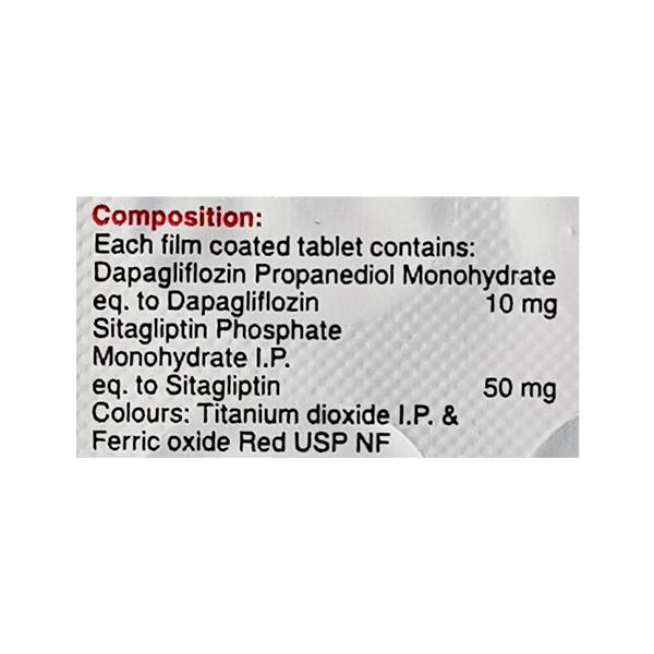 SITAZIT D 10/50 Tablet 10's