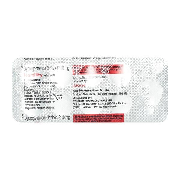 HERTILITY 10 Tablet 10's