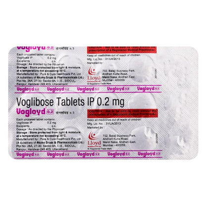 VOGLOYD 0.2 Tablet 15's