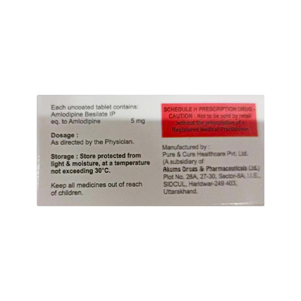 AMLOWALK 5mg Tablet 10's