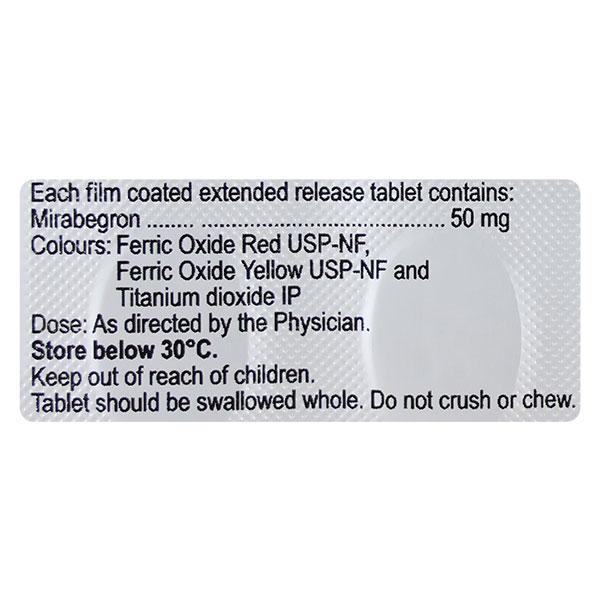 Megatas 50mg Tablet 10'S