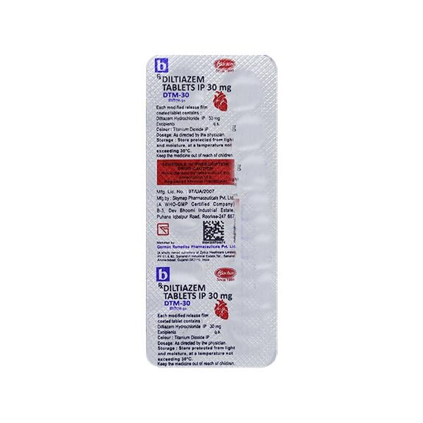 DTM 30mg Tablet 10'S