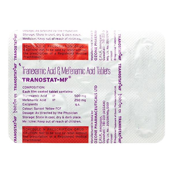 TRANOSTAT MF Tablet 10's