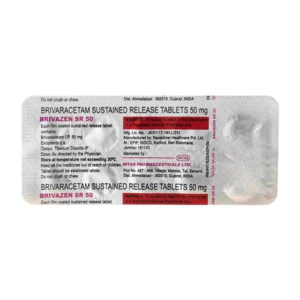 BRIVAZEN SR 50 Tablet 10's