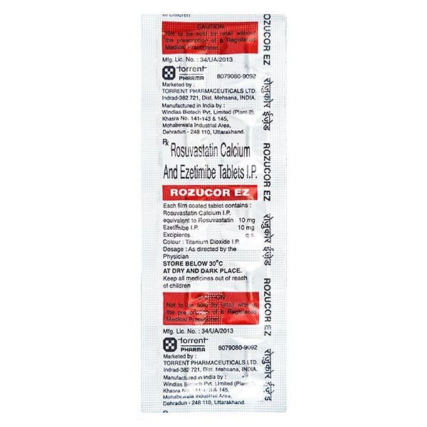 ROZUCOR EZ 10 Tablet 10's