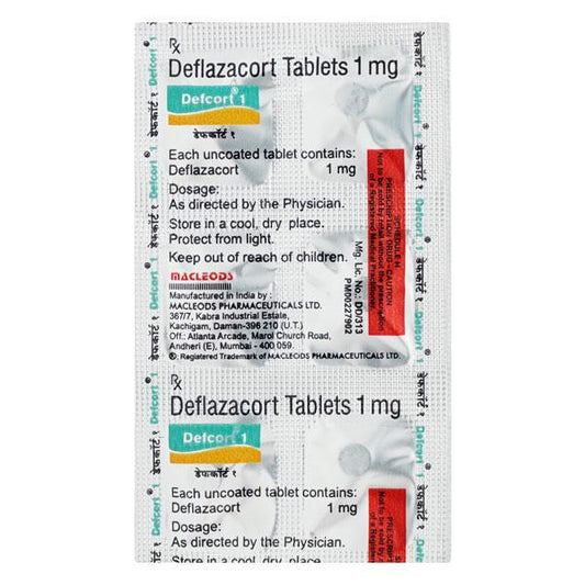 Defcort 1mg Tablet 6'S