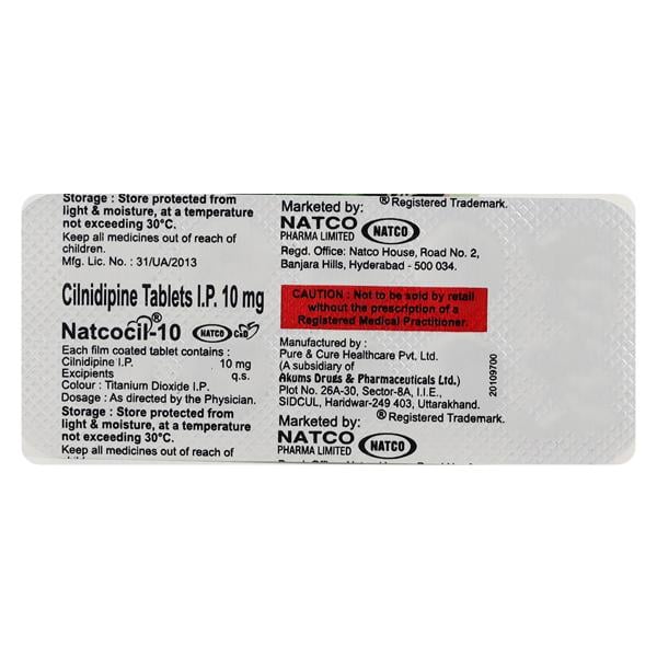Natcocil 10mg Tablet 10'S