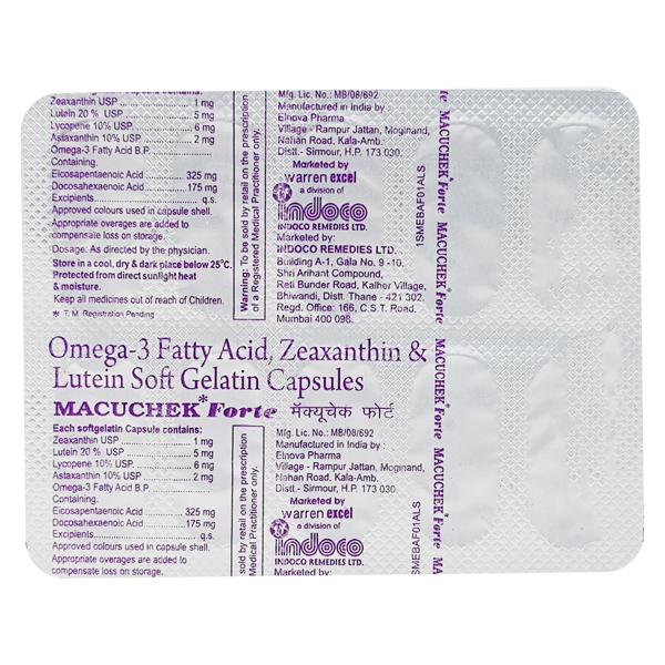 Macuchek Forte Capsule 10'S