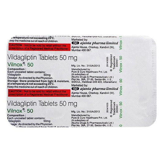 VILNOX 50 Tablet 15's