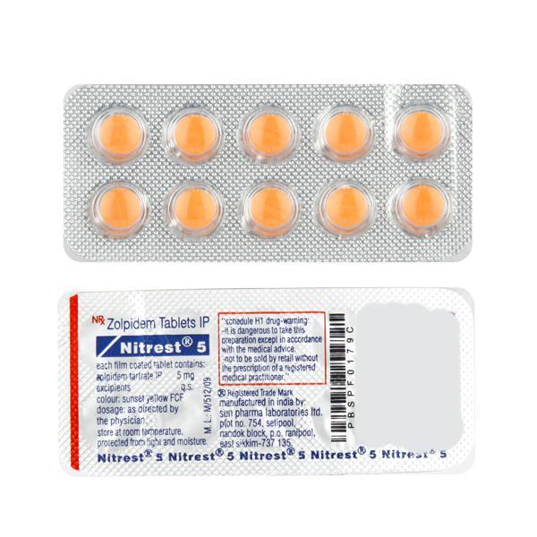 Nitrest 5mg Tablet 10'S