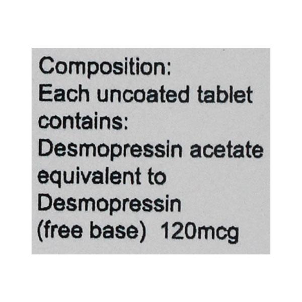 Minirin Melt 120mcg Tablet 10'S