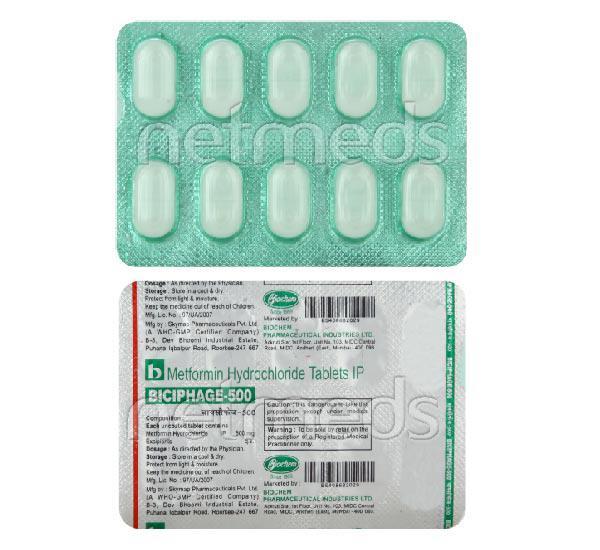 Biciphage 500mg Tablet 10'S