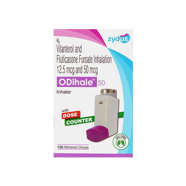ODIHALE 50 WITH DOSE COUNTER Inhaler 120md