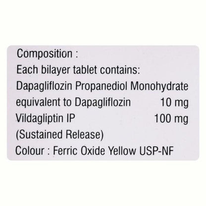 VYLDA D 10/100 Tablet 10's