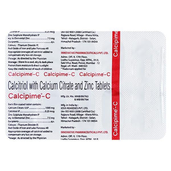 CALCIPIME C Tablet 10's
