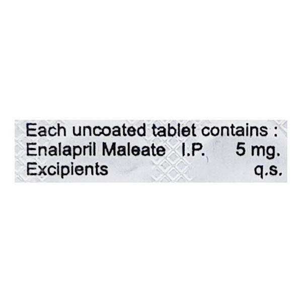 Enal 5mg Tablet 10'S