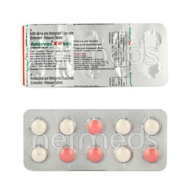 Amlovas XM 5/50mg Tablet 10'S