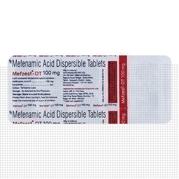 MEFZEST DT 100 Dispersible Tablet 10's