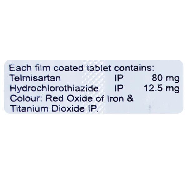Telmiprime H 80/12.5mg Tablet 10'S