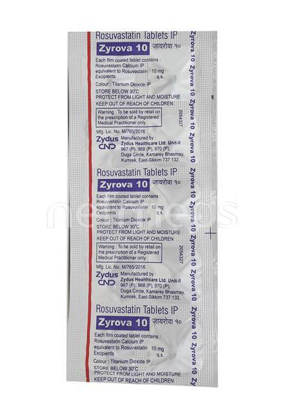 Zyrova 10mg Tablet 10'S