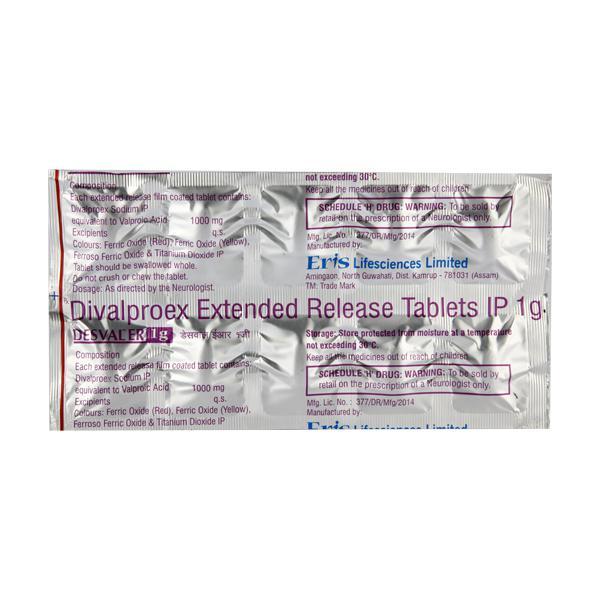 Desval ER 1gm Tablet 10'S