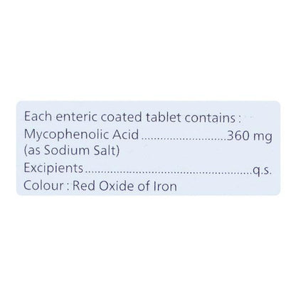 MYCODAC 360mg Tablet 10's