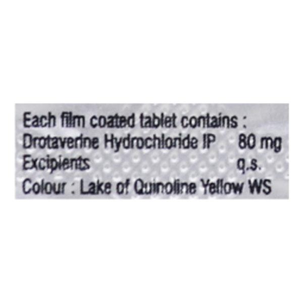 Drotikind 80mg Tablet 10'S