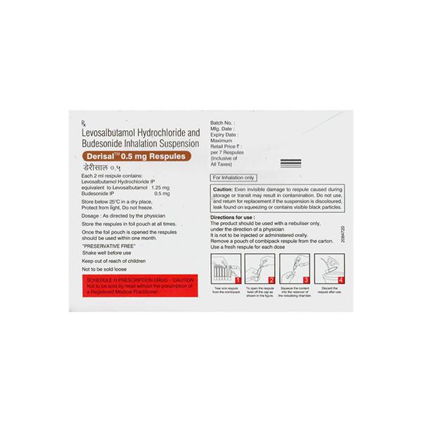 Derisal 0.5mg Respule 7X2ml