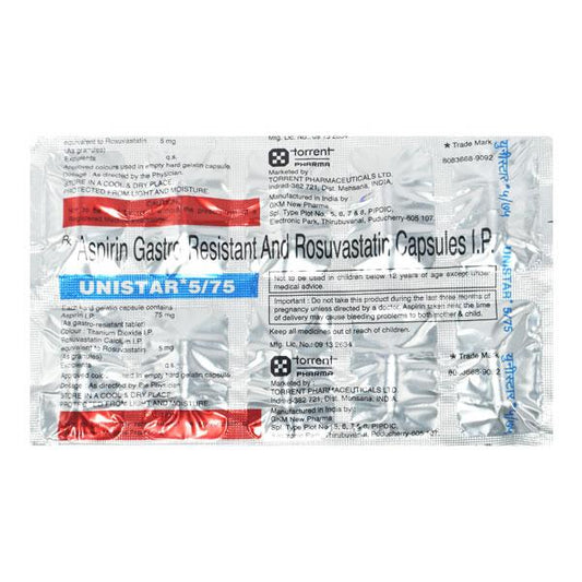 Unistar 5/75mg Capsule 10'S
