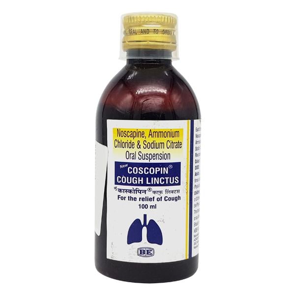 COSCOPIN COUGH LINCTUS NEW Oral Suspension 100ml