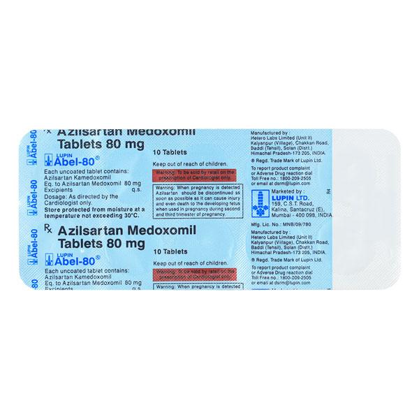 Abel 80mg Tablet 10'S