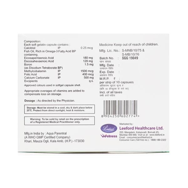 Recalmin D3 Max Capsule 10'S