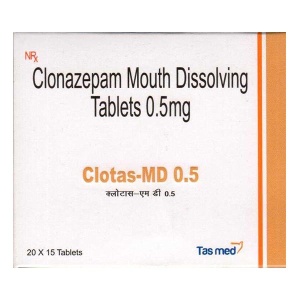 CLOTAS MD 0.5 Tablet 15's