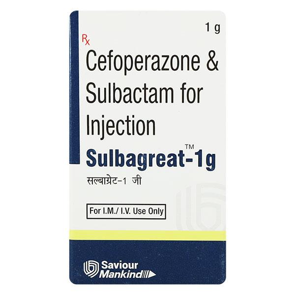 SULBAGREAT 1gm Injection 1's