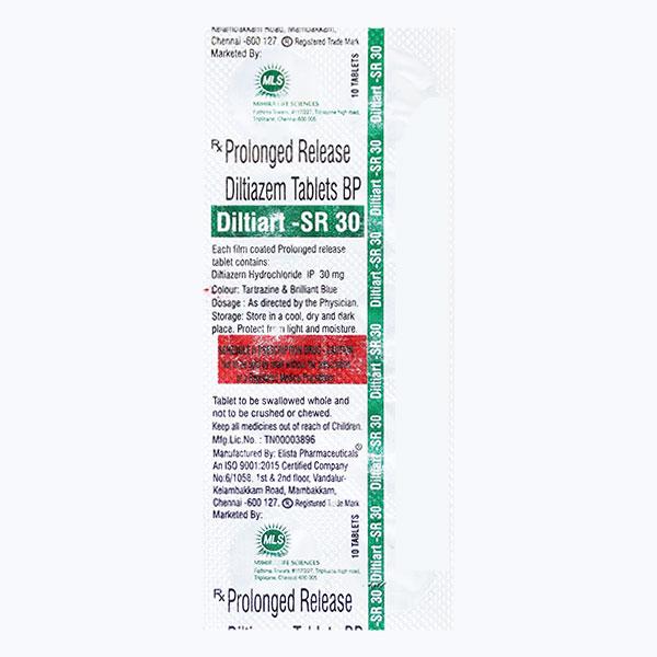 DILTIART SR 30 Tablet 10's