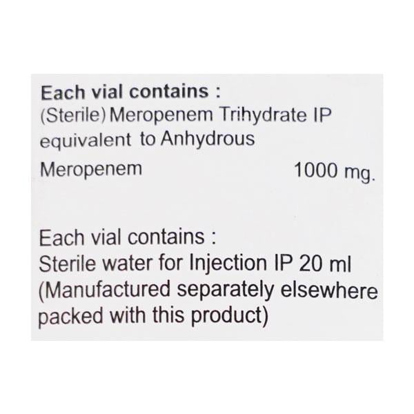 MEROCIL 1gm Injection 1's