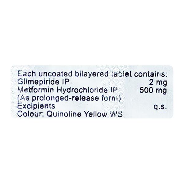 WALGLIM M 2mg Tablet 10's