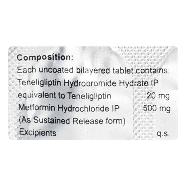 GLIPTI NEXT M 500mg Tablet 10's