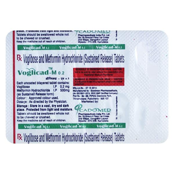 Voglicad M 0.2mg Tablet 10'S