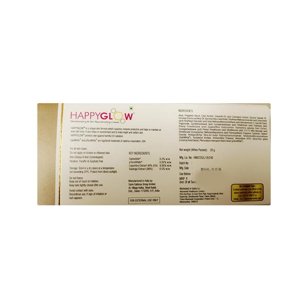 HAPPY GLOW DEPIGMENTATION & SKIN DEMELANISING Cream 20gm