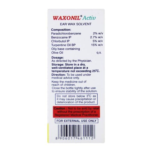 Waxonil Activ Ear Drops 10ml